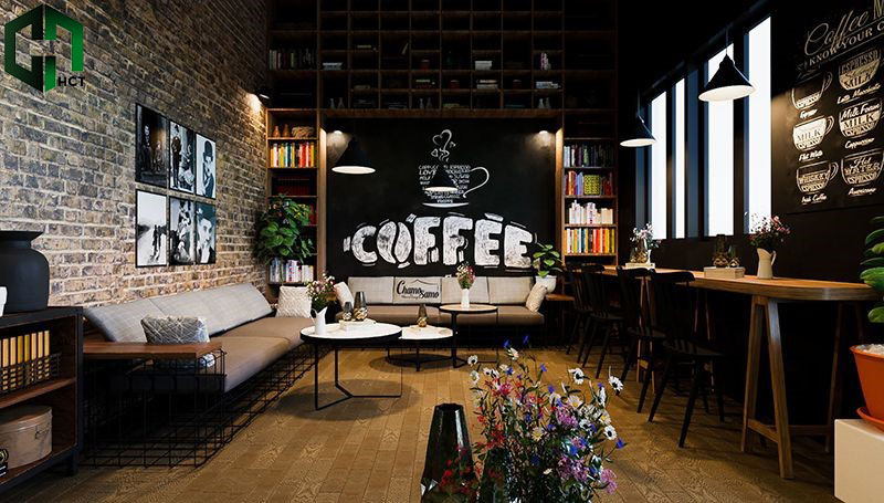 Thiết kế nội thất quán cafe, các mẫu thiết kế quán cafe đẹp
